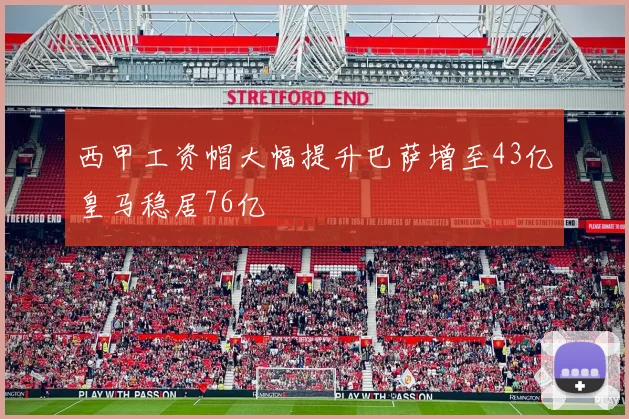 西甲工资帽大幅提升巴萨增至43亿皇马稳居76亿